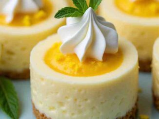 Mini Cheesecakes au Citron : Un Délice Simple à Réaliser